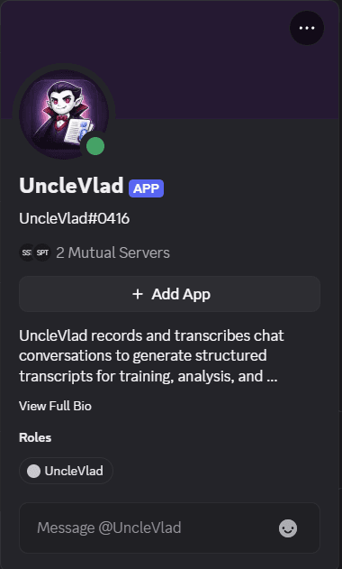 Discord recording bot used for knowledge capture